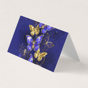 Zusammensetzung mit Sapphire-Schmetterlingen