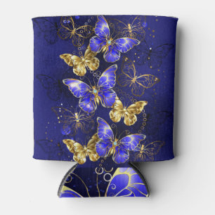 Zusammensetzung mit Sapphire-Schmetterlingen Dosenkühler