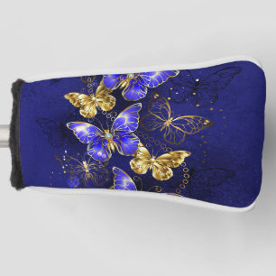 Zusammensetzung mit Sapphire-Schmetterlingen Golf Headcover