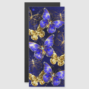 Zusammensetzung mit Sapphire-Schmetterlingen Magneteinladung