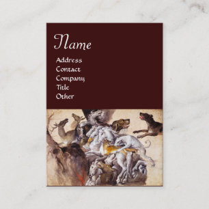 ZUSAMMENSETZUNG MIT TIEREN, HÄNDLER, HUNDEN, HÄNDE VISITENKARTE