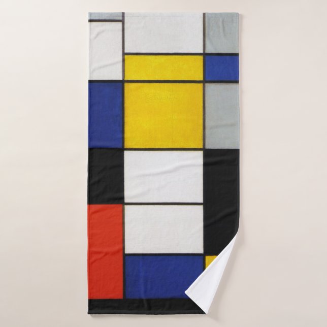 Zusammensetzung, Mondrian Badehandtuch (Badehandtuch)