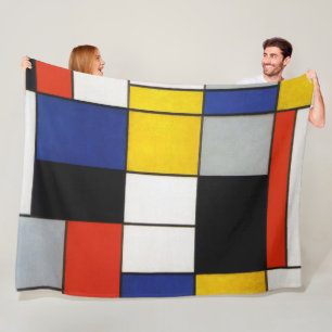 Zusammensetzung, Mondrian Fleecedecke
