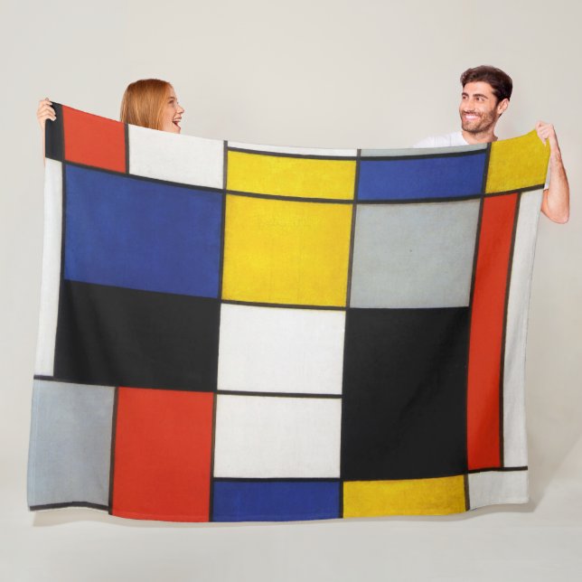 Zusammensetzung, Mondrian Fleecedecke (Beispiel)