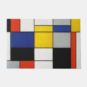 Zusammensetzung, Mondrian Fußmatte