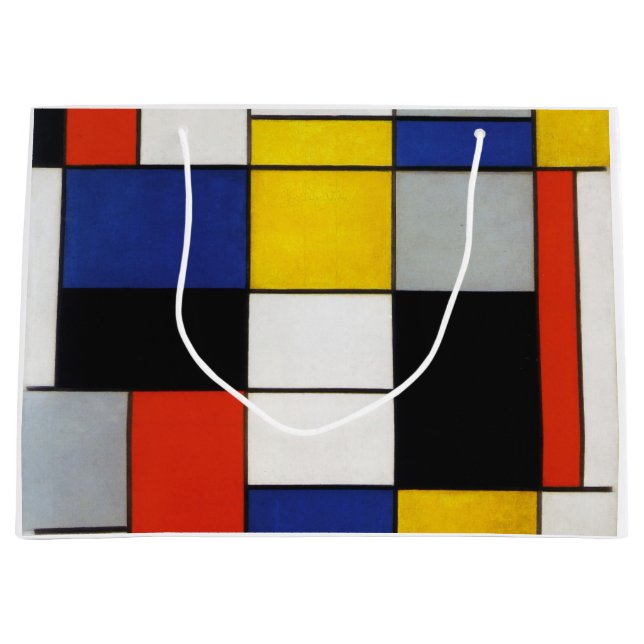 Zusammensetzung, Mondrian Große Geschenktüte (Vorderseite)