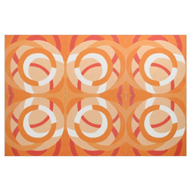 Zusammensetzung Nr. 43 Orange Monochrom Stoff (Yard (91,4 cm))