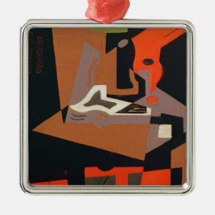 Zusammensetzung (Öl auf Leinwand) Silbernes Ornament