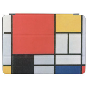 Zusammensetzung Rot, Gelb, Blau, Schwarz, Mondrian iPad Air Hülle