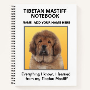 Zusammensetzung tibetischer Mastiff Notizbuch