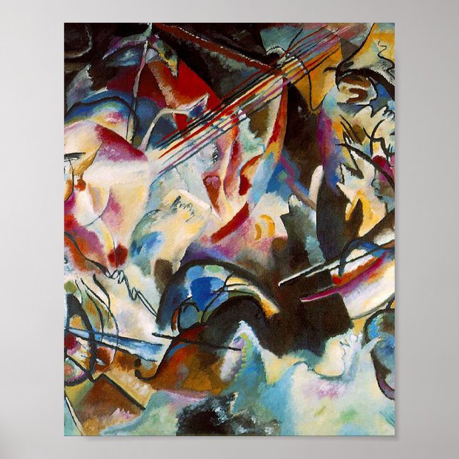 Zusammensetzung VI von Vassily Kandinsky Poster (Vorne)