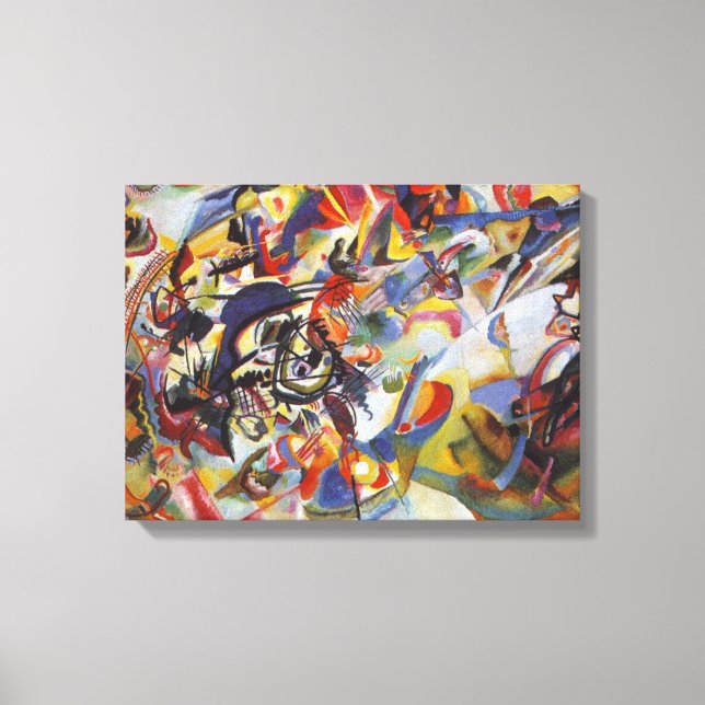 Zusammensetzung VII Wassily Kandinsky Leinwanddruck (Vorderseite)