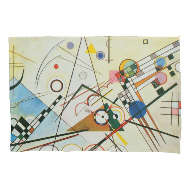 Zusammensetzung VIII durch Wassily Kandinsky Kissenbezug (Vorderseite)