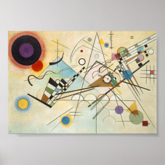 Zusammensetzung VIII von Kandinsky. Poster