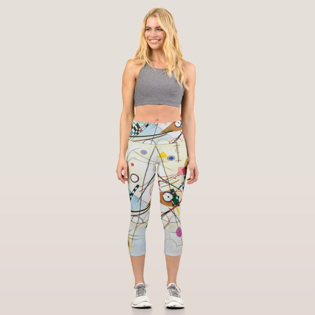 Zusammensetzung VIII von Wassily Kandinsky  Capri Leggings (Vorderseite)