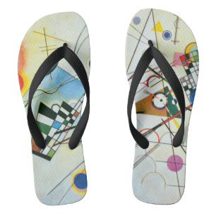 Zusammensetzung VIII von Wassily Kandinsky Flip Flops