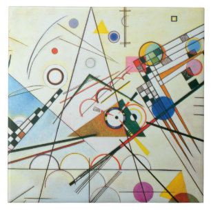 Zusammensetzung VIII von Wassily Kandinsky Keramik Fliese