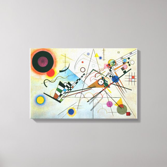 Zusammensetzung VIII von Wassily Kandinsky Leinwanddruck (Vorderseite)