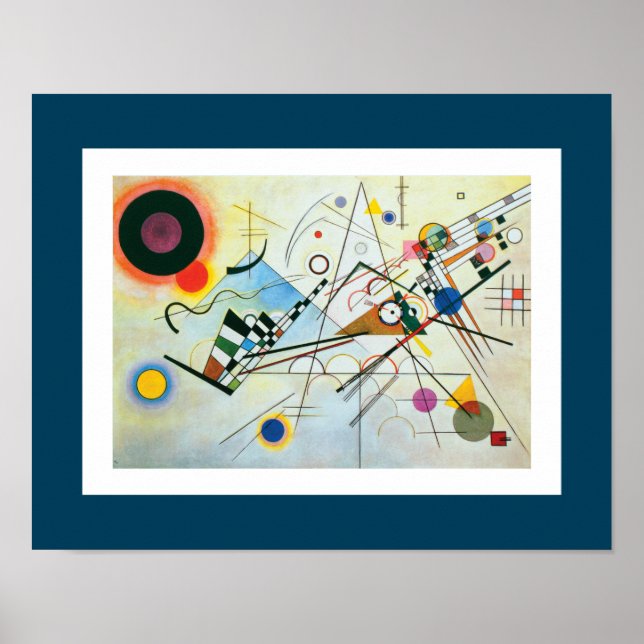 Zusammensetzung VIII von Wassily Kandinsky Poster (Vorne)