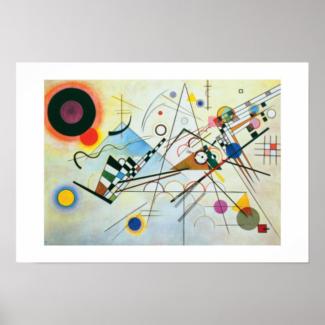 Zusammensetzung VIII von Wassily Kandinsky Poster (Vorne)