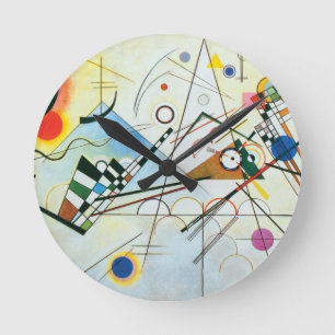 Zusammensetzung VIII von Wassily Kandinsky Runde Wanduhr