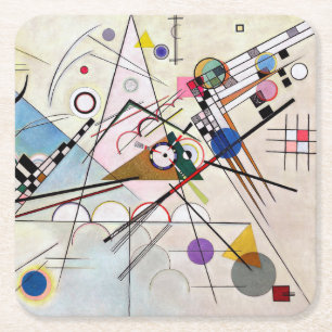 Zusammensetzung VIII, Wassily Kandinsky Rechteckiger Pappuntersetzer