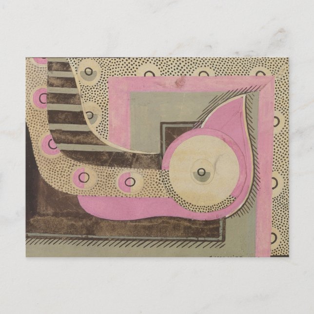 Zusammensetzung von Georges Valmier Postkarte (Vorderseite)