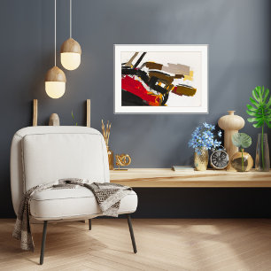 Zusammensetzung von Golfklubs - Leinwand Art Print Poster