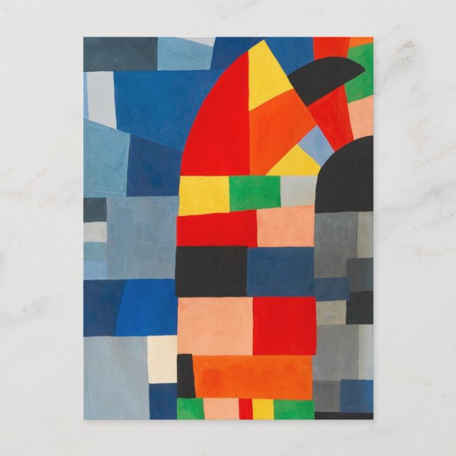 Zusammensetzung von Otto Freundlich Postkarte (Vorderseite)