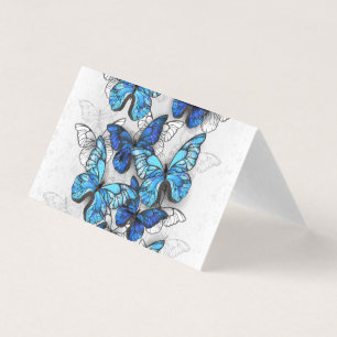 Zusammensetzung von White und Blue Butterflies