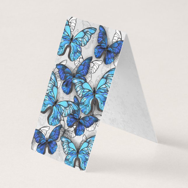 Zusammensetzung von White und Blue Butterflies (Rückseite)