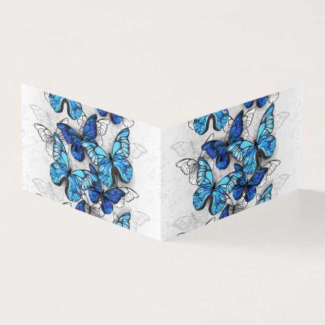 Zusammensetzung von White und Blue Butterflies (Vorderseite)