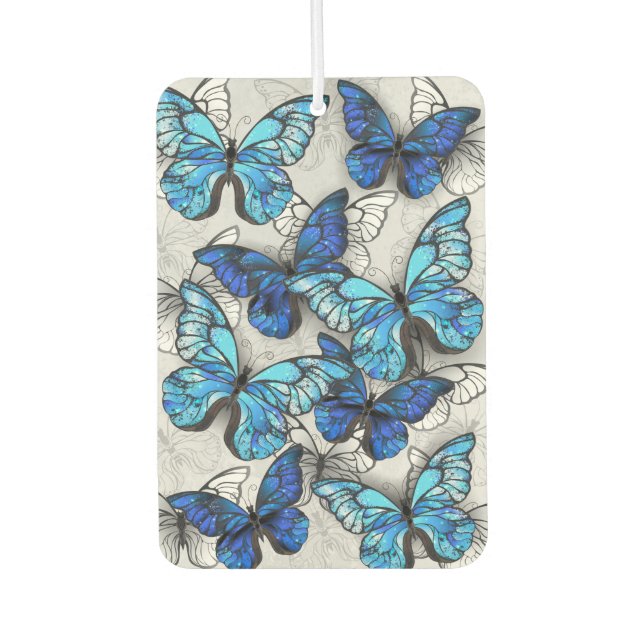 Zusammensetzung von White und Blue Butterflies Autolufterfrischer (Vorderseite)