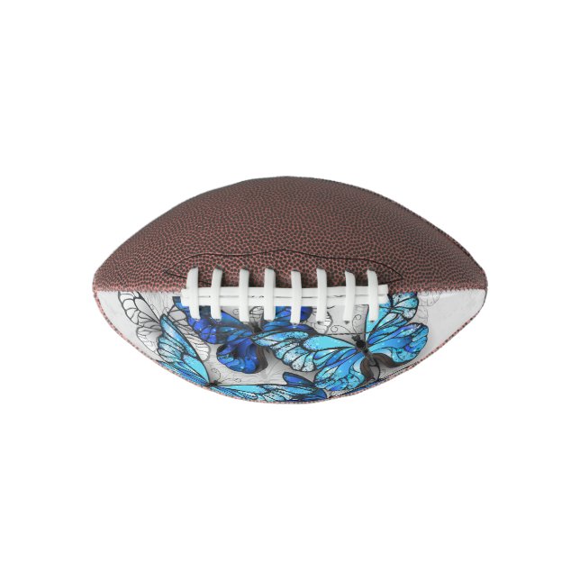 Zusammensetzung von White und Blue Butterflies Football (Vorderseite)