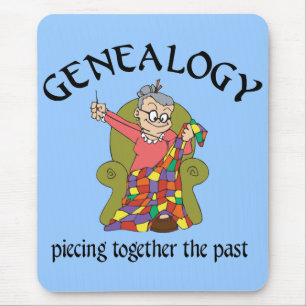 Zusammenstellung der Vergangenheit Mousepad