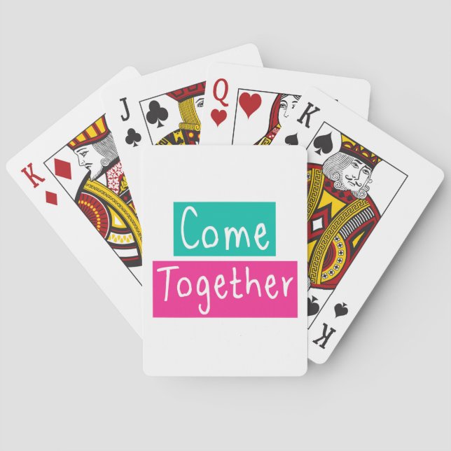 Zusammentreffen Spielkarten (Rückseite)