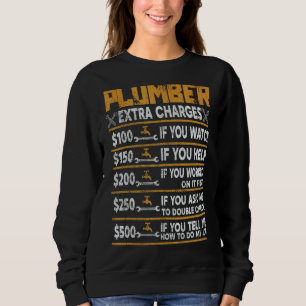 Zusatzkosten für Klempner Sweatshirt