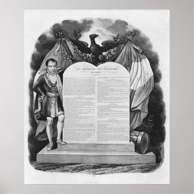 Zusätzlicher Rechtsakt vom 22. April 1815 Poster (Vorne)