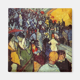 Zuschauer in der Arena in der Arles Van Gogh Magnet