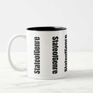 Zustand der Schwarz-Weiß-Tasse Zweifarbige Tasse