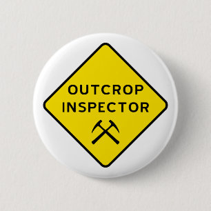 Zutageliegen-Inspektor-Knopf Button