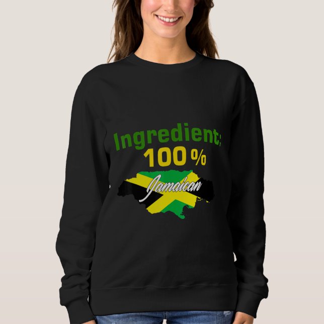 Zutat 100 Jamaikaner Sweatshirt (Vorderseite)