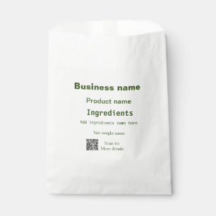 Zutaten Produktname Gewicht Scan Q R Details Geschenktütchen
