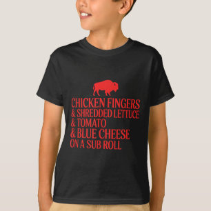 Zutatenliste für Chicken Finger Sub T-Shirt
