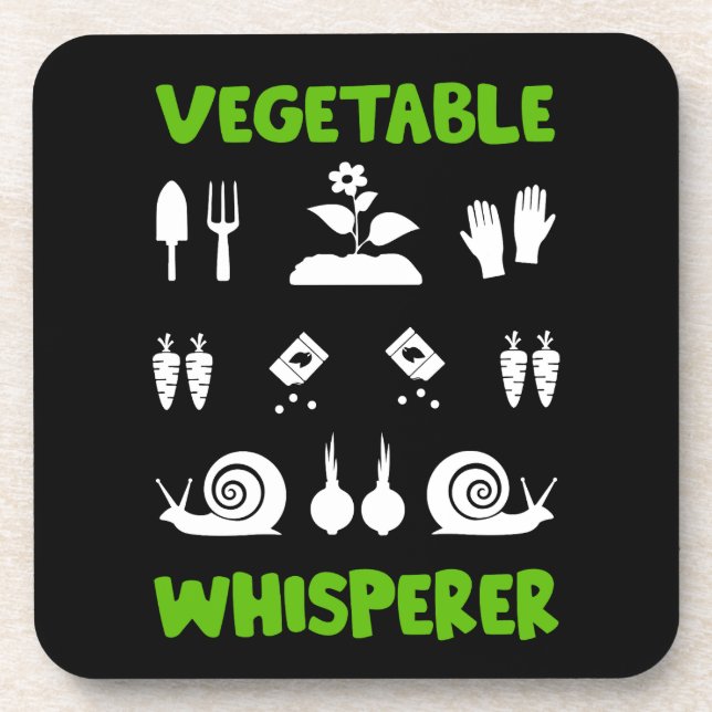 Zuteilung Gartenarbeit Getränkeuntersetzer (Vorderseite)