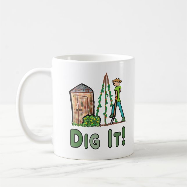 Zuteilung Gartenarbeit Kaffeetasse (Links)