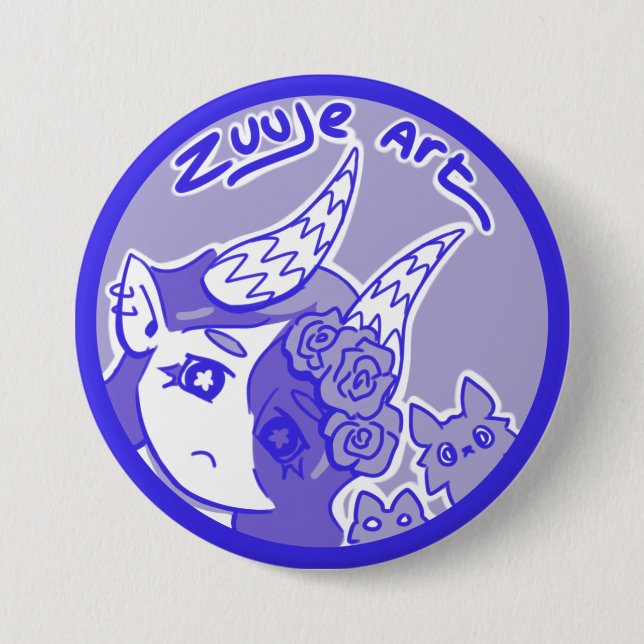 Zuuje Art Logo Button (Vorderseite)