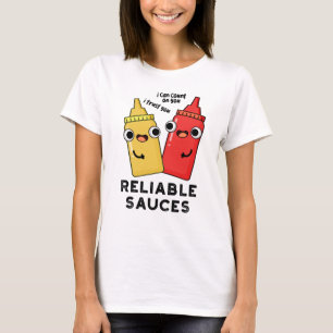 Zuverlässige Sauces Funny Food Puff T-Shirt