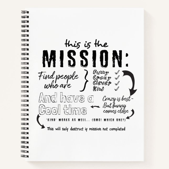 Zuweisung Notizbuch (Vorderseite)