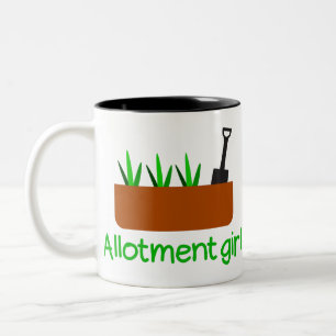 Zuweisungsmädel Zweifarbige Tasse